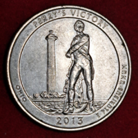 2013.  Perry's victory emlék USA negyed dollár (458)