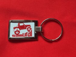 SUZUKI SAMURAI  ELEGÁNS FÉM KULCSTARTÓ