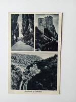 ZA583.12 Cuha szurdok - Csesznek - Bakony  Eplény - 1943 Böröndy Lászlóné  Kemeneshőgyész  régi lap