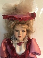 BABA - PORCELÁN - 42 x 17 cm -  GYÖNYÖRŰ  HAJ - ARC  - AUSZTRIA  - GYÜJTEMÉNYBÓL  - HIBÁTLAN