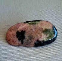 Vintage rhodonite, rodonit bross kitűző