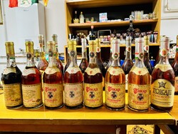 8 üveg bontatlan Tokaji (1975-1988) EGYBEN /0,5l