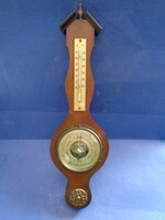 VINTAGE BAROMÉTER,HŐMÉRŐVEL