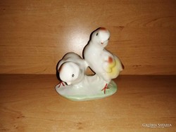 Porcelán kiscsibék. csibe pár figura - 11 cm magas (po-2)