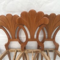 Legyezős hátú bider székek cseresznye új