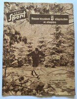 1962 május 28  /  Képes SPORT  /  Eredeti újság! Ssz.:  30482