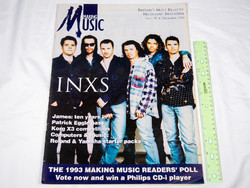 Making Music 1993/12 INXS Frank Black (Pixies) Dada James Pearl Jam REM Pulp