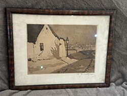 Szentgyörgyvári Gyenes Lajos rajz Tabán