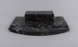 1T139 Régi márvány íróasztali tintatartó kalamáris 30 cm
