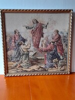 Antique woven tapestry 'Resurrection'