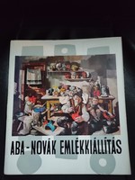 Aba -Novák/ Emlék kiállítási katalógus 1962-Gyűjtői.