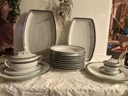 ÉTKÉSZLET - 17 db - SCHLAGGENWALD HAAS & CZJZEK 1918 - 1945 év - PORCELÁN - HIBÁTLAN