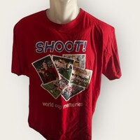 SHOOT WORLD CUP FUTBALL MEMORIES VINTAGE PÓLÓ XL