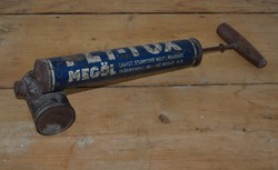 Flytox rovarölő permet szóró pumpás fém flakon az 1930-as évekből