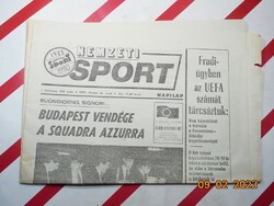Retro régi újság - Nemzeti Sport - 1990. október 16. - Születésnapra ajándék.