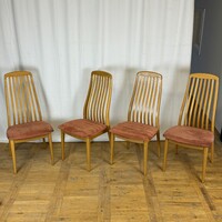 4db dán teak szék századközepi étkezőszékek