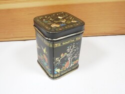 Retro régi fém doboz fémdoboz pléh doboz keleti, ázsiai mintás - Gelusil-Lac gyártó