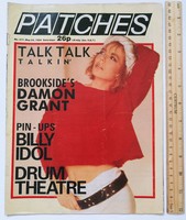 Patches 1986/5/24 Billy Idol + Drum Theatre poszterek Damon Grant Talk Talk