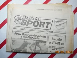 Retro régi újság - Nemzeti Sport - 1991. február 9. - Születésnapra ajándék.