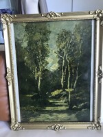 Blondel keret Paál László vászon nyomattal, 40 x 50 cm