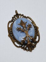 Szecessziós stílusú vintage medál, függő