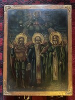 XVIII-XIX.sz.i. 40.5X30.5 cm!!! ANTIK IKON!!!