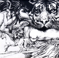 Töreky Ferenc (1922-2016): Szerelmem a természet, litográfia