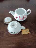Keleti Porcelán teàs kanna + kannához tartozó csèszeaj új.