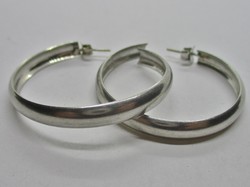 Szép nagyobb ezüst karika fülbevaló