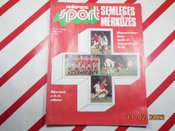 Retro régi újság - Képes Sport - 1989. március 29. - Születésnapra ajándék.