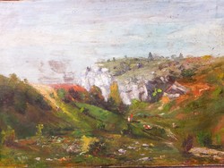 Somogyi Imre (1918-1999) Sziklás Táj