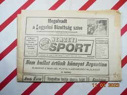 Retro régi újság - Nemzeti Sport - 1991. február 5. - Születésnapra ajándék.