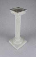 1T247 Régi jelzett Elbogen porcelán korinthoszi gyertyatartó 32 cm