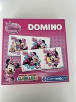 Disney- Minnie dominó 28 darabos, dobozában-Clementoni-ajándékozható.