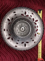 Fekete dísztányér Kovácsics Mohács felirattal