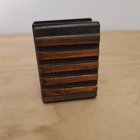 Kopcsányi Ottó bronz gyufatartó