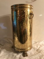 ESERNYŐTARTÓ - RÉZ - OROSZLÁN LÁB - ANGOL - 43 x 23 cm - NEM KELL TISZTÍTANI -  - HIBÁTLAN
