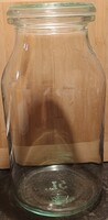 Régi Rillenglas Siemens - Glas üveg 5 liter, tetővel