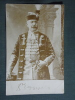 Képeslap,Kossuth Ferenc,Kossuth Lajos fia, politikus,országgyűlési képviselő,díszviselet,1905-