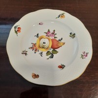 Herendi gyümölcs mintás BFRN előételes lapos tányér 22,7 cm