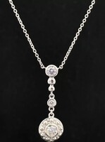 Különleges 925 ezüst collie - nyaklánc - új