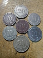 ! 5 db 10 pengő-filléres és 2 db 20 pengő-filléres egyben - 728