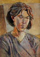 Kelemen Marcel (1964-): Női portré, garanciával