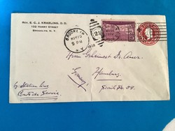 1939- ben németországban cenzúrázott levél
