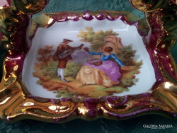 LIMOGES ,FRANCIA PORCELÁN HAMUTÁL, HAMUTARTÓ