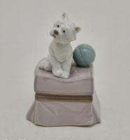 Rare Lladro Figurine My Favourite Companion Westie Dog with Ball 6985 11cm