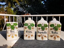ANTIK FAJANSZ FŰSZERTARTÓK