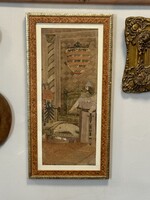 Antik festmény címerekkel