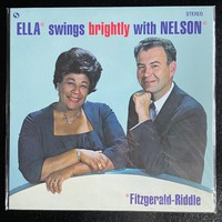 Ella Fitzgerald – Ella swings brightly with Nelson  JAZZ LP VINYL (NM) ALBUM