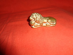 Solid Copper Lion Statue with Ball